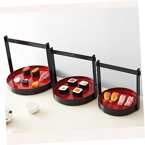 Plato plástico estilo japonés para sushi y aperitivos miniatura 3