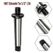 Vacumist Tool Steel for Morse Taper MT1 Adapter Arbor, 1MT Shank To 1/2-20 Thread Drill Chuck Holder For Industrial CNC And Metalworking Industrial Arbor