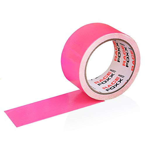 Preisvergleich Produktbild Gaffa / Gaffer Tape, Gewebeklebeband, Lasso, Panzertape, Klebeband, Kleber, neon pink, RACEFOXX