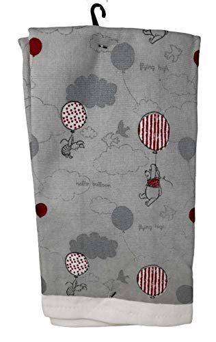 Best Brands Disney 100% Cotton Kitchen Towels, 2Pk-Soft And Absorbent Decorative Kitchen Towels ~ Winnie The Pooh Balloon Flying #TOP1