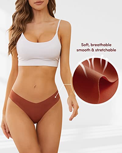 Domee-Tangas-sin-Costuras-Ropa-Interior-Invisible-Bragas-Mujer-Pack-de-6
