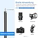 soonpho 2* Lampenstativ 280cm Spring Buffer Lichtstativ,Blitzstativ Galgenstativ mit 2*Lampenadapter und 1/4,3/8 Zoll Adapter für Studio Videoaufnahmen,Reflektor, Licht, Softbox