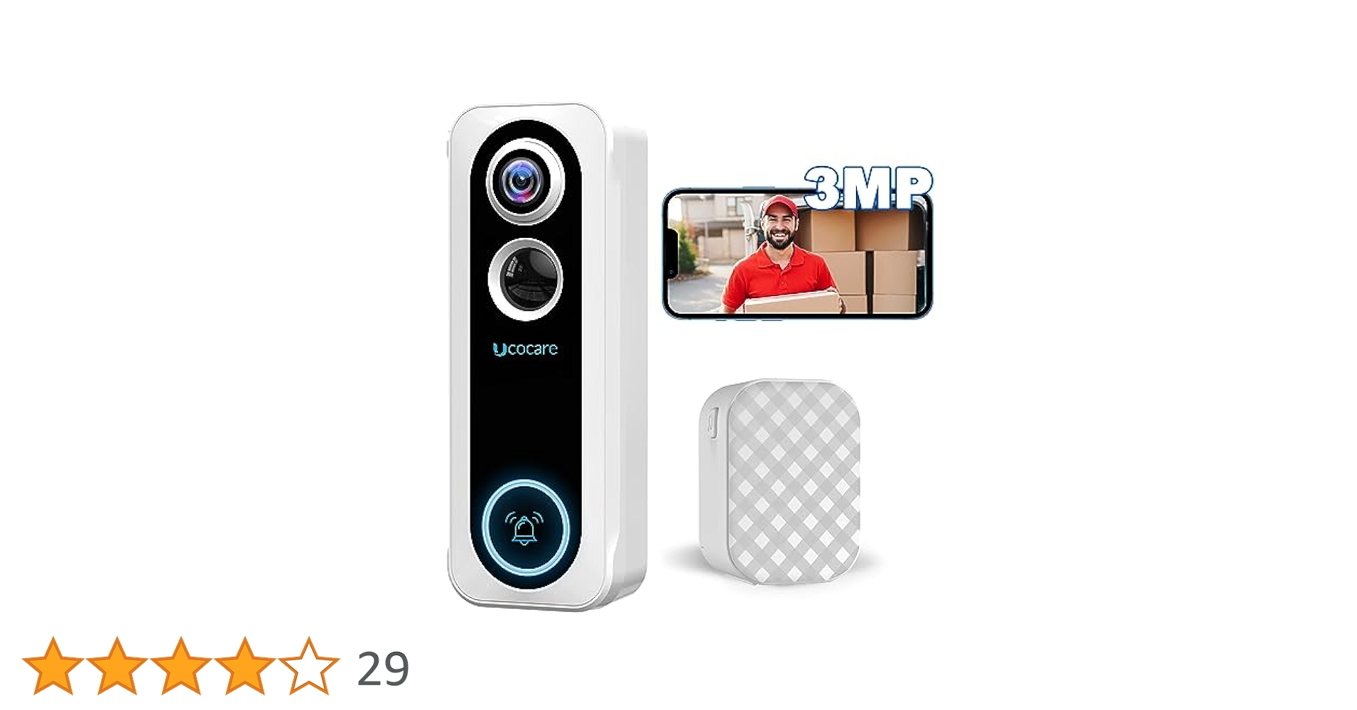 Amazon.co.jp: 300万画質 インターホン ワイヤレス 工事不要