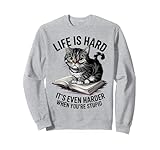 Sarcastic Cat Book Lover Humor Funny Quote Design