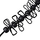 nuoshen Tragbare Wäscheleine, elastische verstellbare Wäscheleine Reisewäscheleine mit 12 Stück Klammern und 13 Stück Positionierung Wölbungen für Reise Urlaub Outdoor Camping Wohnheim(180-360cm)