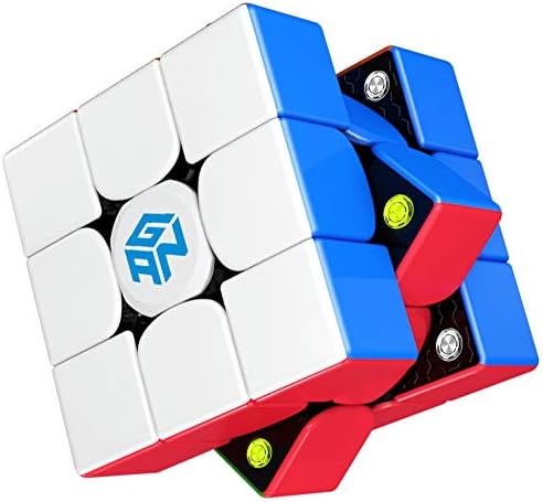 Lotfancy Gan 356 M 3X3 Magnetic Speed Cube, Stickerless Puzzle Cube (Lite Ver. 2020, No Extra Ges) - Adult