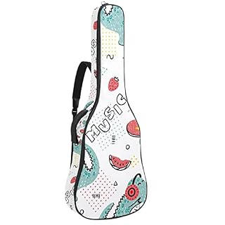 Hondank Housse de transport étanche pour guitare avec bandoulière réglable Motif animaux mignons, Multicolore 09, 42… - Les Beatles, Paul McCartney, John Lennon, RIngo Starr, George Harrison
