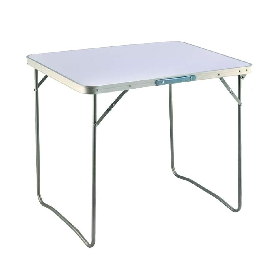 Rigogo Table de camping pliable de 80 cm, table de pique-nique pliable portable avec pieds en aluminium stables et poignée de transport, légère pour...