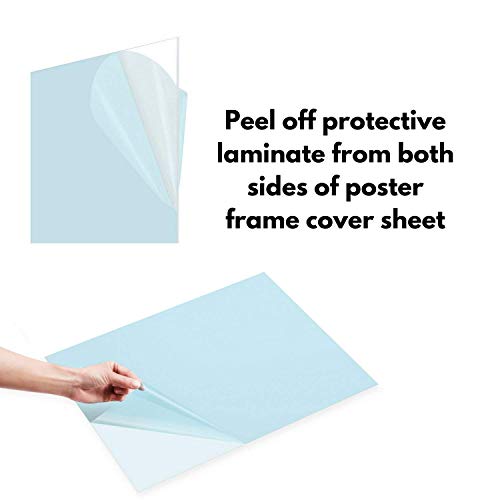 Image of Icona Bay PET Plexiglass, Thin & Flexible Plastic Sheets (4x6 x 0.03 inch, Clear, 2 Pack), Easy to Cut for DIY Art Projects, Picture Frame Replacement Glass, PET Sheeting is Pliable Unlike Acrylic