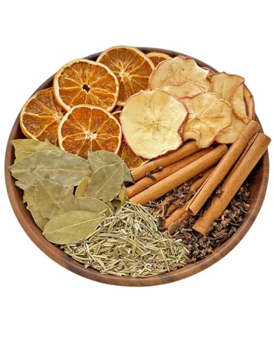Simmering Potpourri- Apple, Orange, Clove, Cinnamon, Rosemary & Bay Leaf, Fall Scents Fragrance Stovetop Potpourri, Perfect Christmas Blend House Warming Hostess Gift (Abundance)