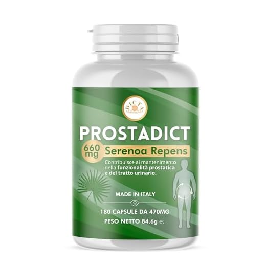 Serenoa Repens 660mg Saw Palmetto 180cps | Integratore Prostata Uomo con Estratto di Epilobio, Ortica e Pygeum per il Supporto delle Vie Urinarie Uomo