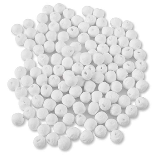Lot de 100 boules en ouate de cellulose ø 6 mm - SPUNNYS