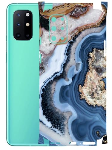 Image of AtOdds - Full Body Back Screen Guard Protector Film - Lamination Wrap Skin Sticker Compatible with ONEPLUS 8T | Scratchproof Matte Finish (Floor Marble)