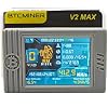 NerdMiner V2 MAX Solo Bitcoin Miner معدل تجزئة 930 كيلو هرتز/ثانية، طاقة 1.5 واط، 3.125 بيتكوين Win3، تصميم مدمج، واي فاي 2.4 جيجا وات واتصال سلكي، منجم عملات مشفرة عالي الكفاءة لعشاق البيتكوين
