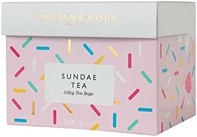 Fortnum and Mason British, Sundae Tea 15 Count Silky Tea Bags (1 Pack)