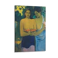 Amazon.co.jp: Paul Gauguin ポールゴーギャン二人のタヒチ女性