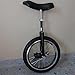 GEJINTAO 24-Inch Unicycle with Handles, Fat Tire, Adjustable Saddle, for Adults, Heavy Duty, Professional Outdoor Riding, 150kg Capacity