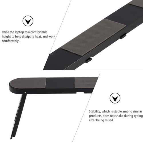 Soporte plegable portátil para laptop Cabilock negro miniatura 3