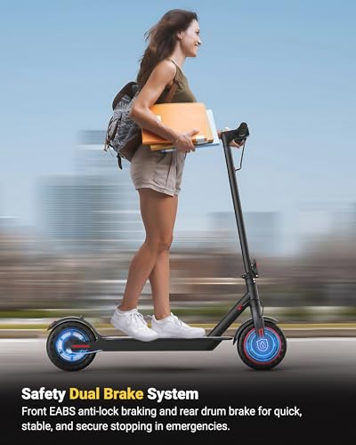 Image of MAXSHOT Electric Scooter for Adults, 8.5 /10 /14 inch Tires, 19 /22Mph, 350W /500W Motor, 21-28 Miles Range, Folding E-Scooter with Dual Suspension,APP Control