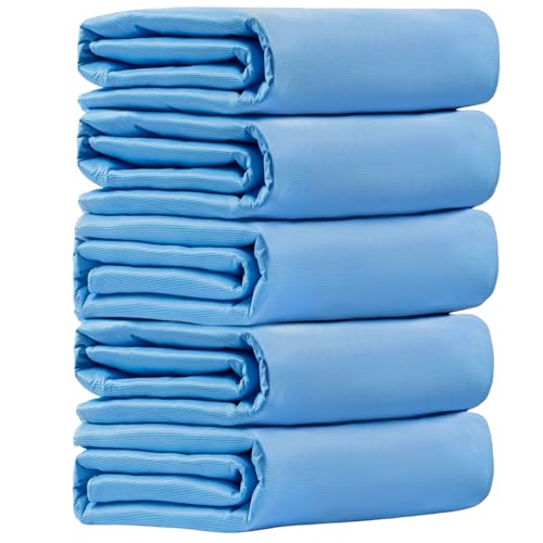 X-Large Washable Underpads 36"x54" with 4-Layer Protection [5 Pack] 36x54 Inches Reusable Waterproof Absorbent Pads for Sofa and Mattress - Incontinence Pads for Adults Seniors Children & Pets
