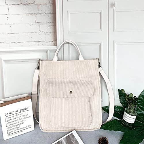 Corduroy Bag Handbags for Women Fashion Handbags Girls Shoppers Female Shoulder Crossbody Bag4