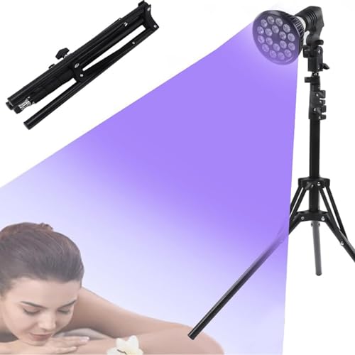 emobwdy LáMpara De Bronceado Plegable,54w 395nm LáMpara De Bronceado Facial Fodable Led...