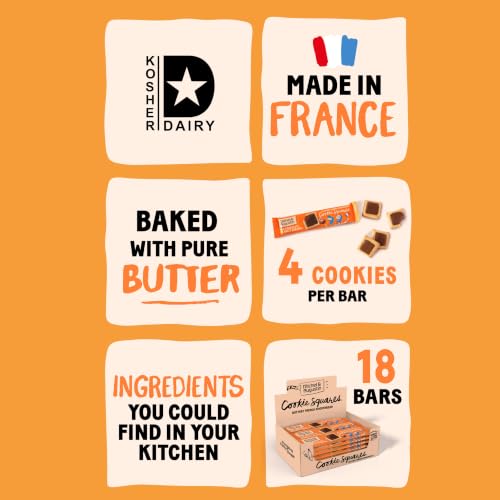 Image of Michel & Augustin Milk Chocolate Caramel Shortbread Cookie Bars, 18ct