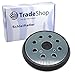 Trade-Shop Plato de lijado con velcro para lijadora excéntrica AEG EX 125 E EX 125 ES Milwaukee ROS 125 E / 125 mm de diámetro