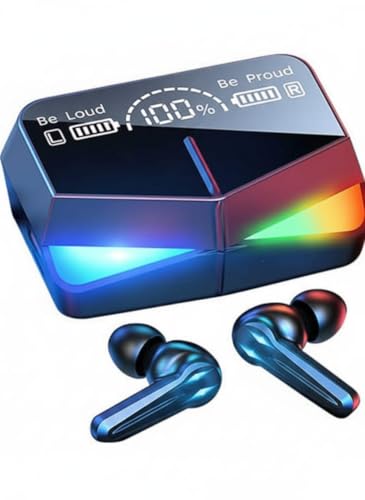 Wireless Bluetooth Earbuds with RGB Lights | Gaming TWS Earphones | Noise Reduction | Touch Control | Long Battery Life | HD Stereo Sound