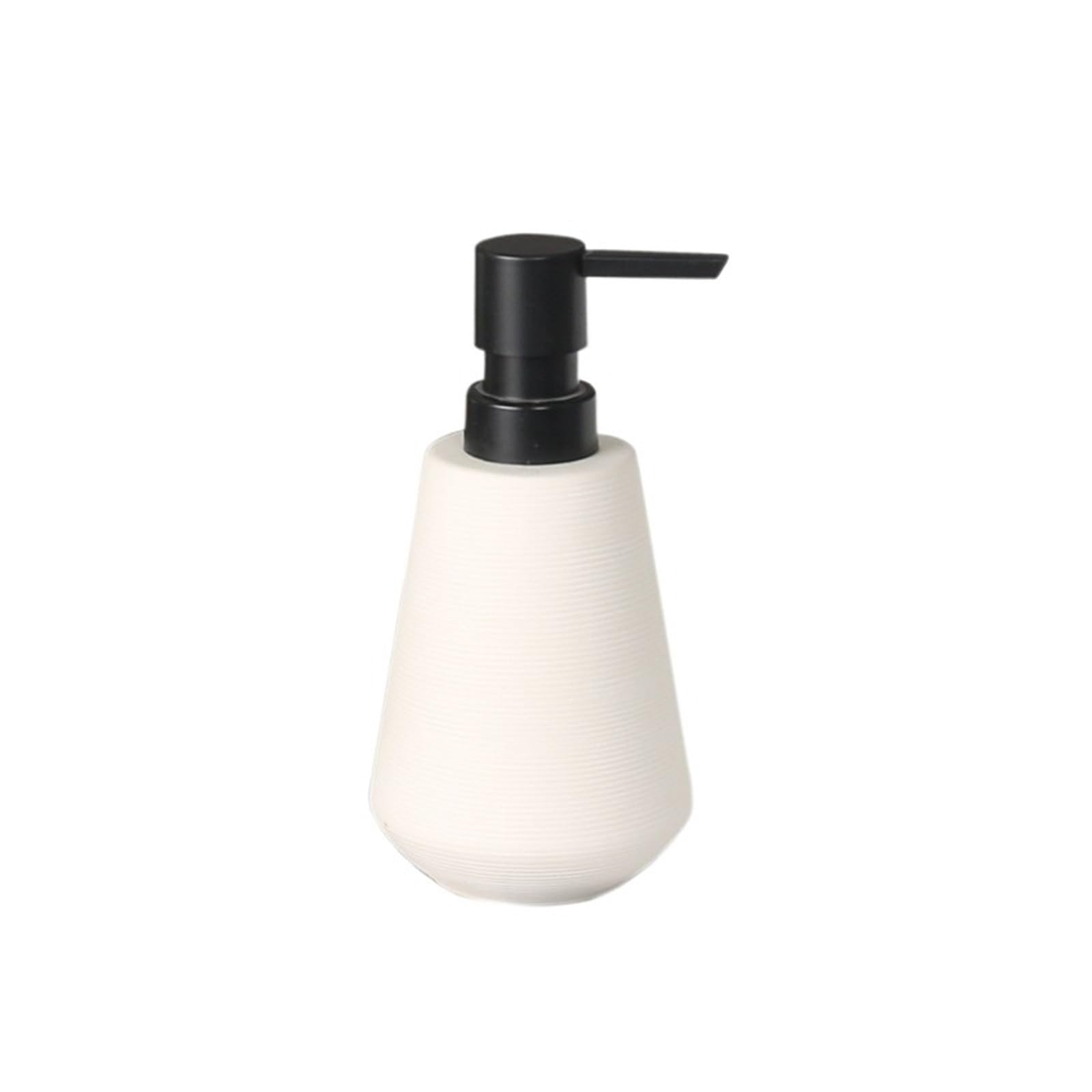 Soap Dispenser Countertop Ceramics Soap Dispensers 350ml Kitchen Bathroom Lotion Dispenser Liquid Container(White)