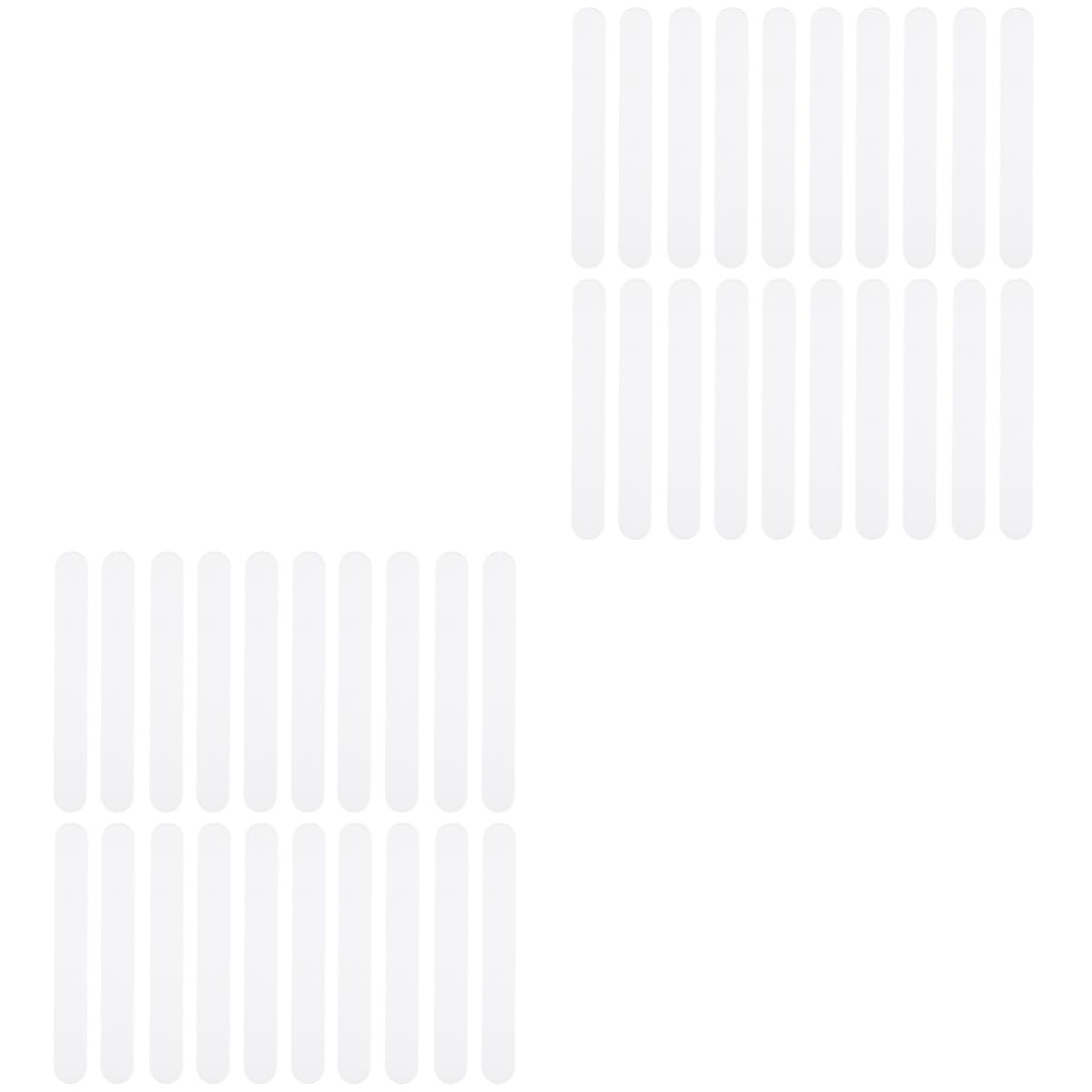 COSMEVIVI 2sets Professional Clinic Depressors Pp for Boys and Girls Easy to Use 20pcs*2