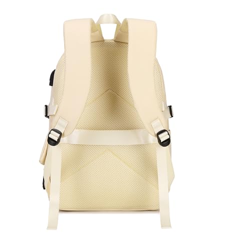 Image of Joymoze Cute Backpack for Girl Teenager Daily Backpack Women Backpack Purse Ivory
