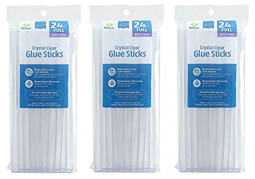 Adtech Multi-Temp Full-Size Glue Sticks for Crafting, DIY, and Home Repair | 24-Count (1, ?hree P?ck)