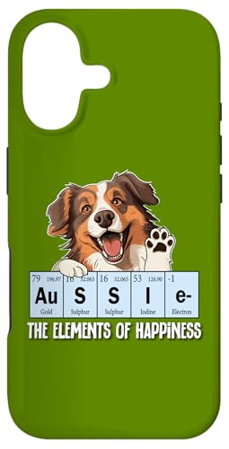 Mens Womens Kids Funny Elements Happiness Red Aussie Lover Coque pour iPhone 17