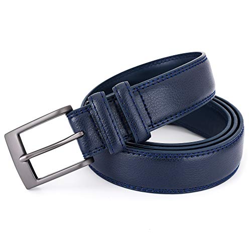 Men's Premium Genuine Leather Belt | Double Loops Classic Dress Belt4