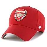 wool \'47 Brand Arsenal FC MVP Cap EPL-RAC30CTP-RD, Herren, Cap, Red/White, One Size
