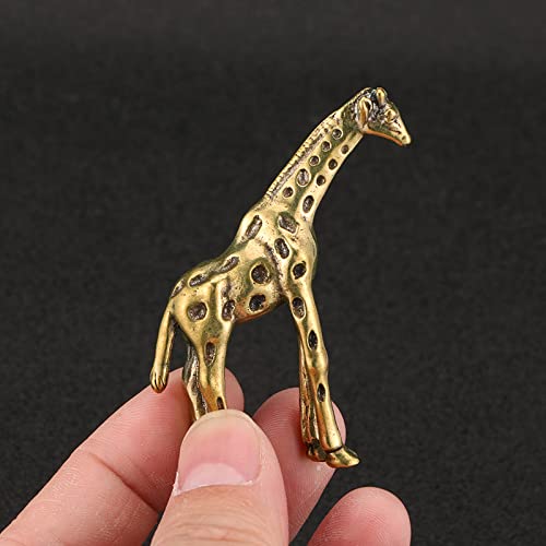 Cuivre balancier girafe moderne pour décoration salon et objets de collection