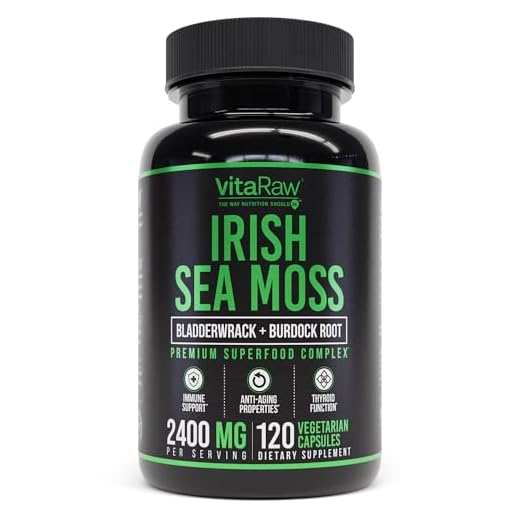 - Natural Irish Sea Moss Capsules - Burdock Root & Bladderwrack Powder Seamoss Pills for Immune Support, Joint & Thyroid Support & Gut Health - Raw Sea Moss