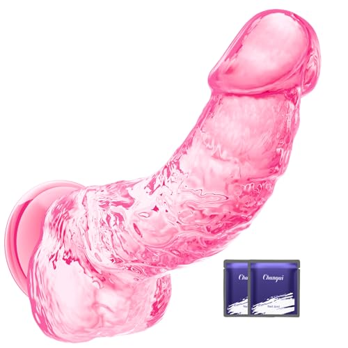Image of Realistic Anal Dildo, 6.7 Inch Soft Pink Dildo