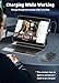 Wireless Microphone for iPhone, iPad, Android, Mini Microphones with LED Indicator & Noise Reduction, Magnetic Clip on Lavalier Microphone for Interview Video Recording Podcast YouTube Tiktok Vlogging