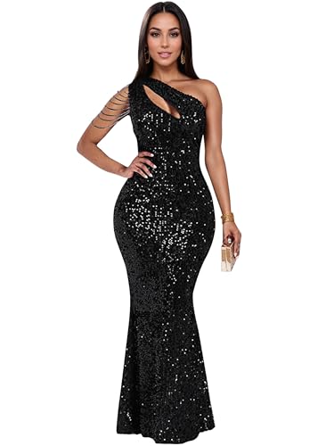 Image of Figdaw Rhinestone Embellished Formal Gowns and Evening Dresses for Women 2026
