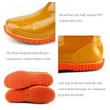 Buty Wodery Męskie i Damskie - Wędkarskie, Lekkie, Wodoodporne z PVC, Przeciwdeszczowe, Wysokie do Kolan, 60 cm (46 EU)