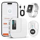 DAYTECH Smart Wrist Personal Alarm, Wireless Panic Button Linked To Phone, Call Button for Elderly, 1*Rechargable Wrist Button, 1*Call Button, 1*WIFI Receiver Supports Tuya 2.4GHz Wi-Fi