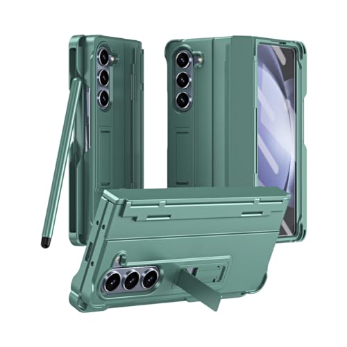 COQUE Case for Galaxy Z Fold 6 5G, Armored Hinge Full Cover Protective Phone Case, Folding Cover for Samsung Galaxy Z Fold 6 5G-Green