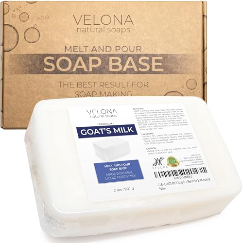 velona 2 LB - Goats Milk Soap Base SLS/SLES free |...