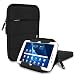 Produktbild CELLONIC® Tablethülle 8 Zoll Universal Nylon Schwarz - Tablet Schutzhülle mit Anti-Shock Bubbles und Standfunktion, Noppen Polsterung, wasserabweisend, stoßfest | Sleeve,Tasche,Case Slim Design
