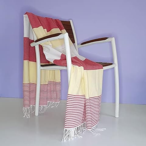 Strandtuch XXL aus 100% Organic Baumwolle | 195x95cm | Saunatuch | schnell trocknend Cover