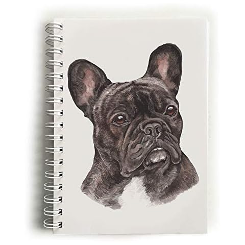 WaggyDogz French Bulldog Spiral Notebook Cover