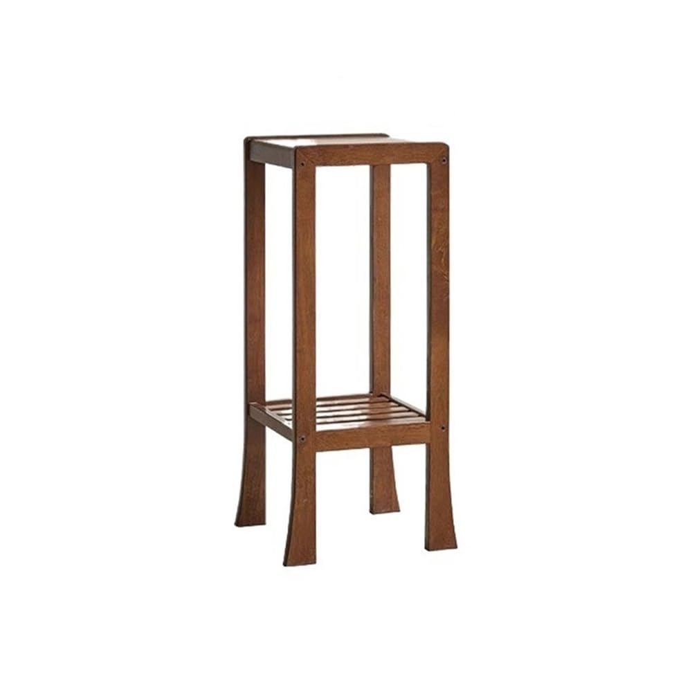 birene Vase Stand Low Leg Bonsai Rack, Home Decoration Wood Plant Stand Walnut Colour(S)