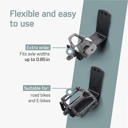 Soporte de Almacenamiento de Bicicleta de Pedal Gancho Pared 4X 2